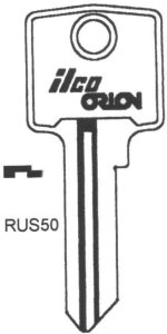BLANK KEY RUS50/ SHI-2D SHILUTE 1