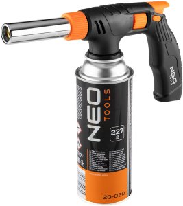 Palnik gazowy z piezo, nakręcany 360st. z regulacją płomienia 2