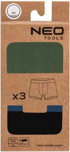 Bokserki basic 2, 3-pack, rozmiar M 12