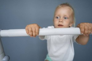 Drabinka gimnastyczna Next-5 Max 220 cm z talerz-huśtawką i materacem CE 13