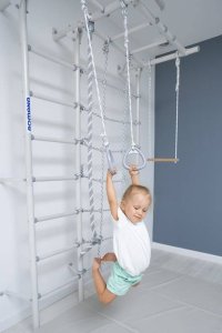 Drabinka gimnastyczna Next-5 Max 220 cm z talerz-huśtawką i materacem CE 3