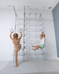 Drabinka gimnastyczna Next-5 Max 220 cm z talerz-huśtawką i materacem CE 5