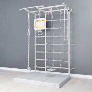 Drabinka gimnastyczna Next-5 Max 220 cm z talerz-huśtawką i materacem CE 7