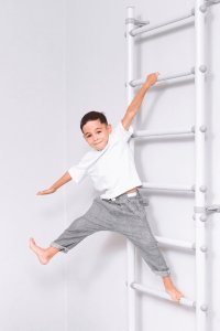 Drabinka gimnastyczna Kometa Next Basic z drążkiem i poręczem | 100 kg 4