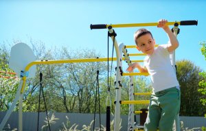 Plac zabaw Fitness | Lina + Kosz + Worek Bokserski + bocianie gniazdo | 100 kg 6