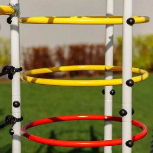 Plac zabaw Stacja kosmiczna | Tunel + Kosz + Leżak huśtawka | 100 kg 8