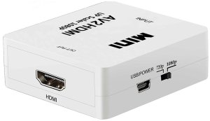 Adapter konverter sygnału av rca cinch do hdmi audio rca 1080p cvbs kabel 2