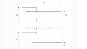 LG HANDLE DOOR CUBE Q SLIM MATTE NICKLE 2