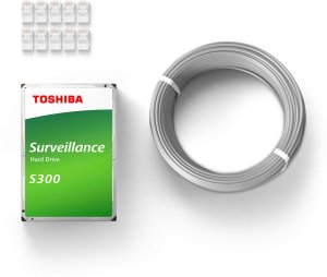 Zestaw do monitoringu IP PoE 5Mpx 2K BCS Basic 4x BCS-B-EIP15FR3(2.0) IR 30m 4