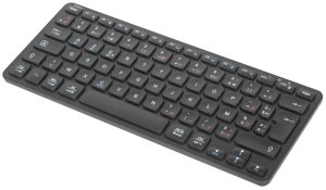 Targus - Tastatur - Mehrgerate - compact - antimicrobial - kabellos - Bluetooth 5.1 - Franzosisch - Schwarz 5