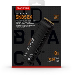 WD BLACK SN850X PCIe G4 Game SSD HS 8TB 7
