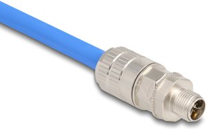Delock - Netzwerkanschluss - 8 pin M12-X (M) - CAT 6a - IEEE 802.3an 1