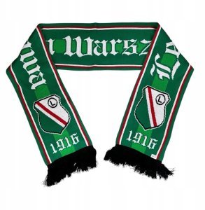 Legia Warszawa oryginalny szalik klubowy czcionka GOTYK 1