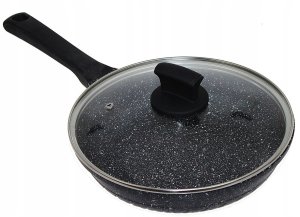 Maestro MR-1225-24 keptuvė su granitine danga ir dangčiu 24cm 1