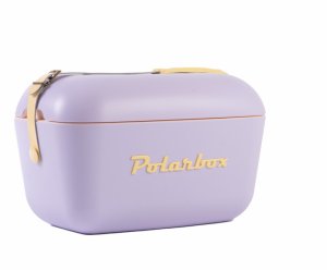 POLARBOX Lilac - Yellow Classic retro šaltkrepšis, 20L 1
