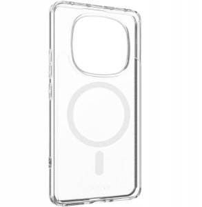Fixed Fiksuotas galinis dangtelis | Xiaomi | Redmi Note 14 Pro 5G/POCO X7 | TPU/PC | Skaidrus | MagPure 1