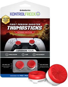 SteelSeries Kontrolfreek FPS Inferno Gaming Controllers Kit for PS4/PS5 | 6150-PS5 | Red 1