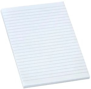 BANTEX STANDARDBLOK, A5, LINJERET, UHULLET 1