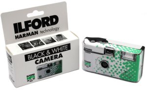 „Ilford“ vienkartinis fotoaparatas HP5 Plus 24+3 2
