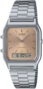 Zegarek męski Casio AQ-230A-4AMQYES srebrny 1