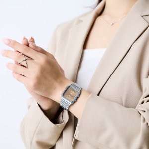 Zegarek męski Casio AQ-230A-4AMQYES srebrny 4