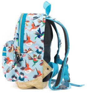 Pick & Pack Birds Backpack (22 x 31 x 11 cm) - Dusty blue 2