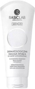 BASICLAB Micellis dermatologiczna emulsja myjąca do skóry ultrawrażliwej 100ml 1