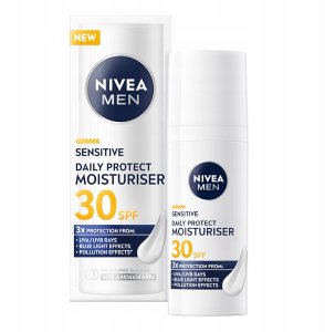 NIVEA Men Sensitive Daily Protect nawilżający krem do twarzy SPF30 50ml 1