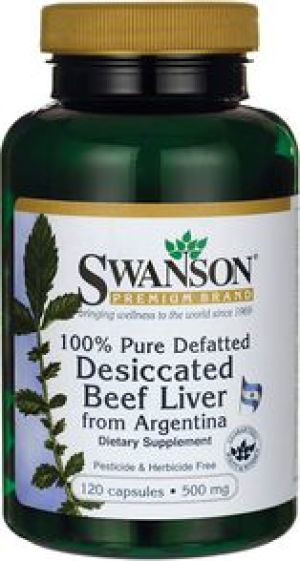 Swanson Beef liver 120 kaps. 1