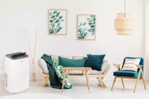 Climative AC41-S JET klimatyzator przenośny 4 1 kW WiFi chłodzenie osuszanie wentylacja do 41 m2 Smart Life uszczelka okienna w zestawie 13