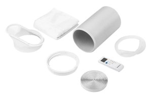 Climative AC41-S JET klimatyzator przenośny 4 1 kW WiFi chłodzenie osuszanie wentylacja do 41 m2 Smart Life uszczelka okienna w zestawie 14