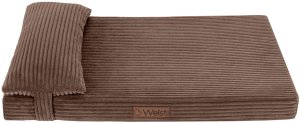 Legowisko materac dla psa Welsti brązowy sztruks XL 130x90 wigofil 1