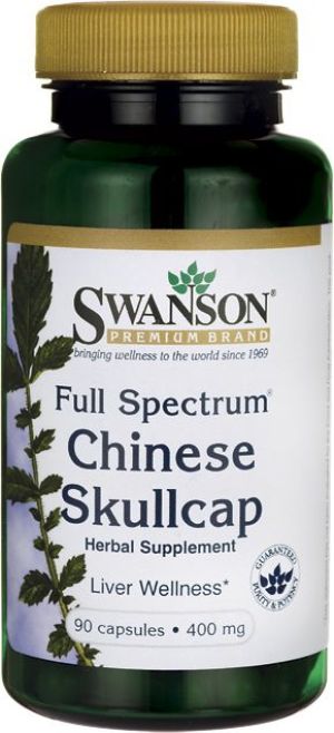 Swanson FS Chinese Skullcap 400mg 90 kaps. 1
