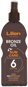 Lilien Sun Active Bronze opalovací olej SPF 6 200 ml 1