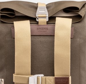 Plecak turystyczny Brooks Plecak BROOKS PICKWICK COTTON CANVAS, Moss, Pojemność 26L, Wodoodporna bawełna 8