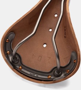 Brooks Siodełko BROOKS B17 SPECIAL TITANIUM, Brown, Titanium Rail, Waga 410g, Linia Leather 7