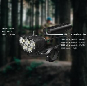 Lampka przednia mtb MAGICSHINE MONTEER 8000S V2.0, 8000 lumenów (NEW) 3