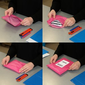 Foliopaki Kurierskie Różowe C3 350x450mm - 1000 szt. 8