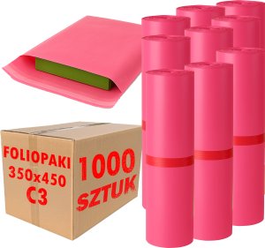Foliopaki Kurierskie Różowe C3 350x450mm - 1000 szt. 10