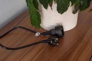 Przedłużacz elektryczny 1 gn+0 5m czarny VA0310-5B Vayox 4