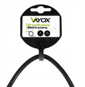 Przedłużacz elektryczny 1 gn+0 5m czarny VA0310-5B Vayox 9