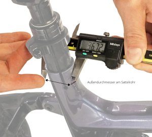 Lampka tylna do e-bike LUPINE C14 45 Lumenów, Fabryczne wyjście pod Shimano, Zintegrowana z zaciskiem sztycy, Średnica obejmy 34.9mm, Bez Czujnika ham 5