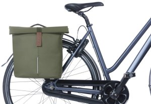 Basil Sakwa miejska podwójna BASIL CITY DOUBLE PANNIER BAG MIK 28-32L, MIK System (ready to go), moss green (NEW 2025) 6