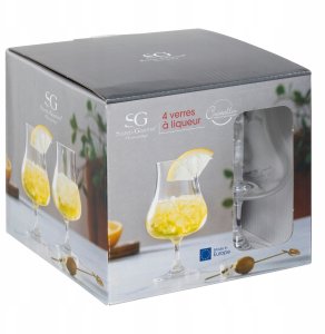 Secret de Gourmet Kieliszki do likieru, 4 x 220 ml 4