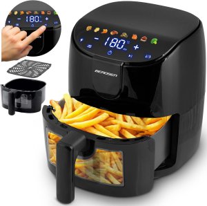 Frytkownica beztłuszczowa Air fryer Berdsen BD-658 czarna 1