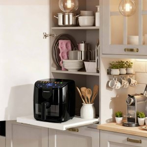 Frytkownica beztłuszczowa Berdsen Frytkownica beztłuszczowa Air fryer BD-658 czarna 11