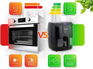 Frytkownica beztłuszczowa Berdsen Frytkownica beztłuszczowa Air fryer BD-658 czarna 14