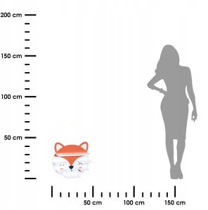 Półka ścienna z uszami do pokoju dziecięcego, 45 cm 3