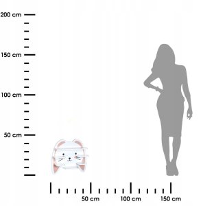 Półka ścienna z uszami do pokoju dziecięcego, 45 cm 3