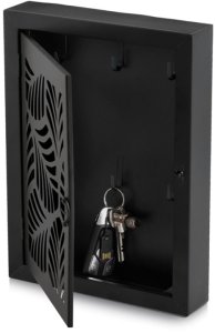 Metalowa skrzynka na klucze LEAVES, 30 x 22 x 5 cm 3